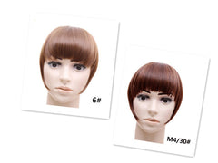 Clip - On Synthetic Hair Bangs Accessory: Fake Bangs Piece B3 4 30 B3 6