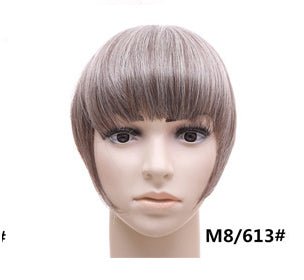 Clip - On Synthetic Hair Bangs Accessory: Fake Bangs Piece B3 M8 613