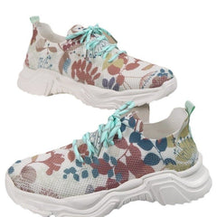 Cloud - Like Casual 3 D Printed Flowers Slip - on Light Gym & Brunch Shoes Pink