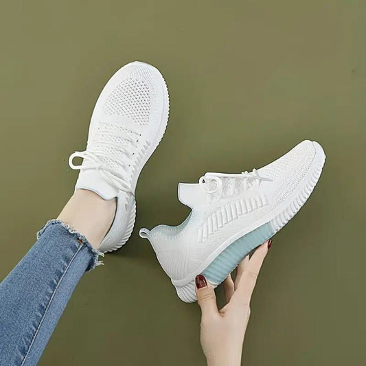 Cloud - Like Comfort Mesh Breathable Women's Casual Shoes Sneakers Beige