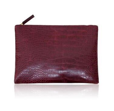 Clutch bag envelope bag clutch bag Wine red