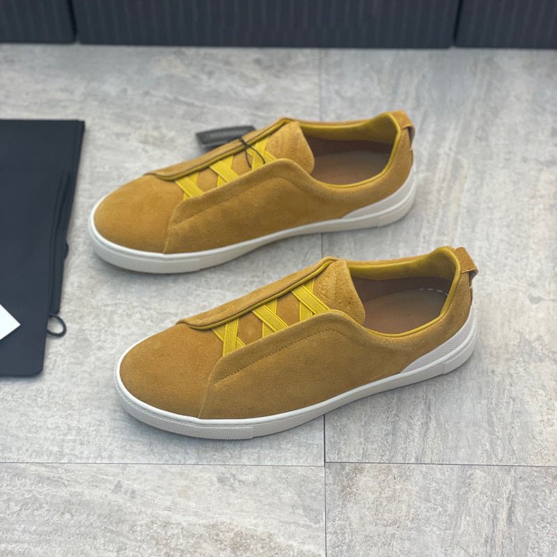 Comfortable All - matching Casual Sports Board Shoes Frosted Yellow