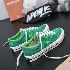 Comfy City Soles Students Hong Kong Style Lovers Shoes Trendy Sports Green