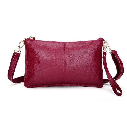 Cowhide Clutch Bag – Dinner & Leisure for Ladies Claret