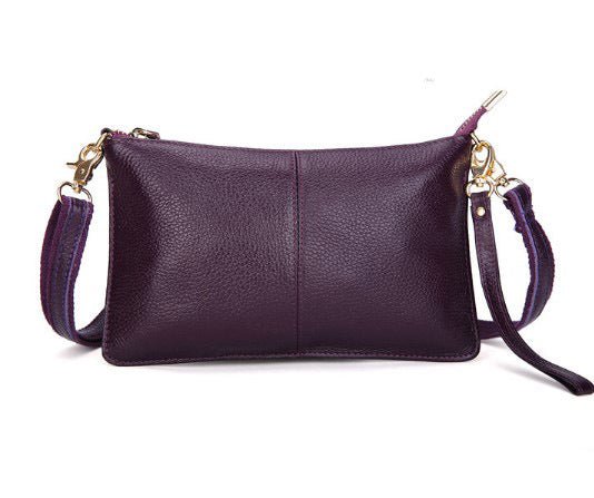 Cowhide Clutch Bag – Dinner & Leisure for Ladies Violet