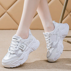 Cozy Cloud Casual And Lightweight Versatile Featherweight Sports Shoes White