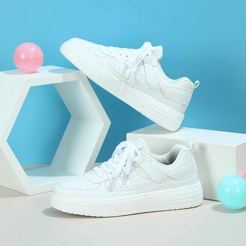 Cozy Cloud - Like Kicks Couple Platform Sneakers Soft Bottom Comfortable White