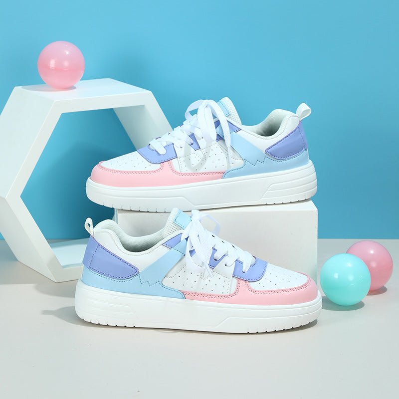 Cozy Cloud - Like Kicks Couple Platform Sneakers Soft Bottom Comfortable White And Yellow