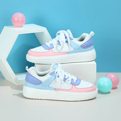 Cozy Cloud - Like Kicks Couple Platform Sneakers Soft Bottom Comfortable White Moon