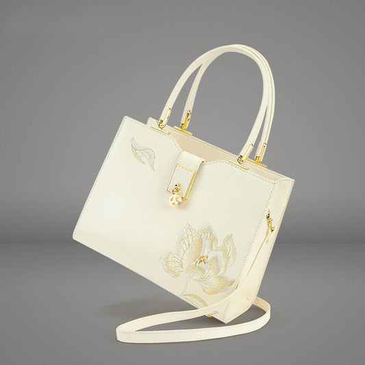 Creative Simple Chinese Style Handbag Beige