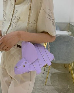 Crossbody - Bag Handbags Clutch - Bag Women Purses Triceratops Chic Mini Girl's Fashion Purple