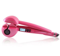 CurlBliss Perm Pro: Ceramic Hair Curling Iron for Perfect Curls Pink