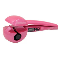 CurlBliss Perm Pro: Ceramic Hair Curling Iron for Perfect Curls Pink