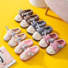 Cute Cozy Warm Cloud Nests Indoor Slippers For Keeping Warm At Home Brown