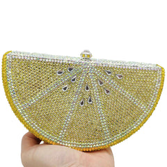 Women's Flat Bottom Diamond Party Clutch