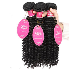 Deep Curly Brazilian Human Hair Bundles Wig (10A Grade) 10inch 25cm