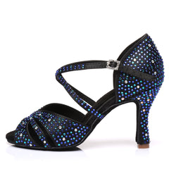 Diamond high heels Blue