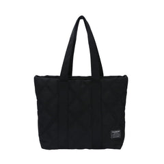 Diamond Quilted Commuter Big Bag - Stylish Hand - Carrying Bag Black