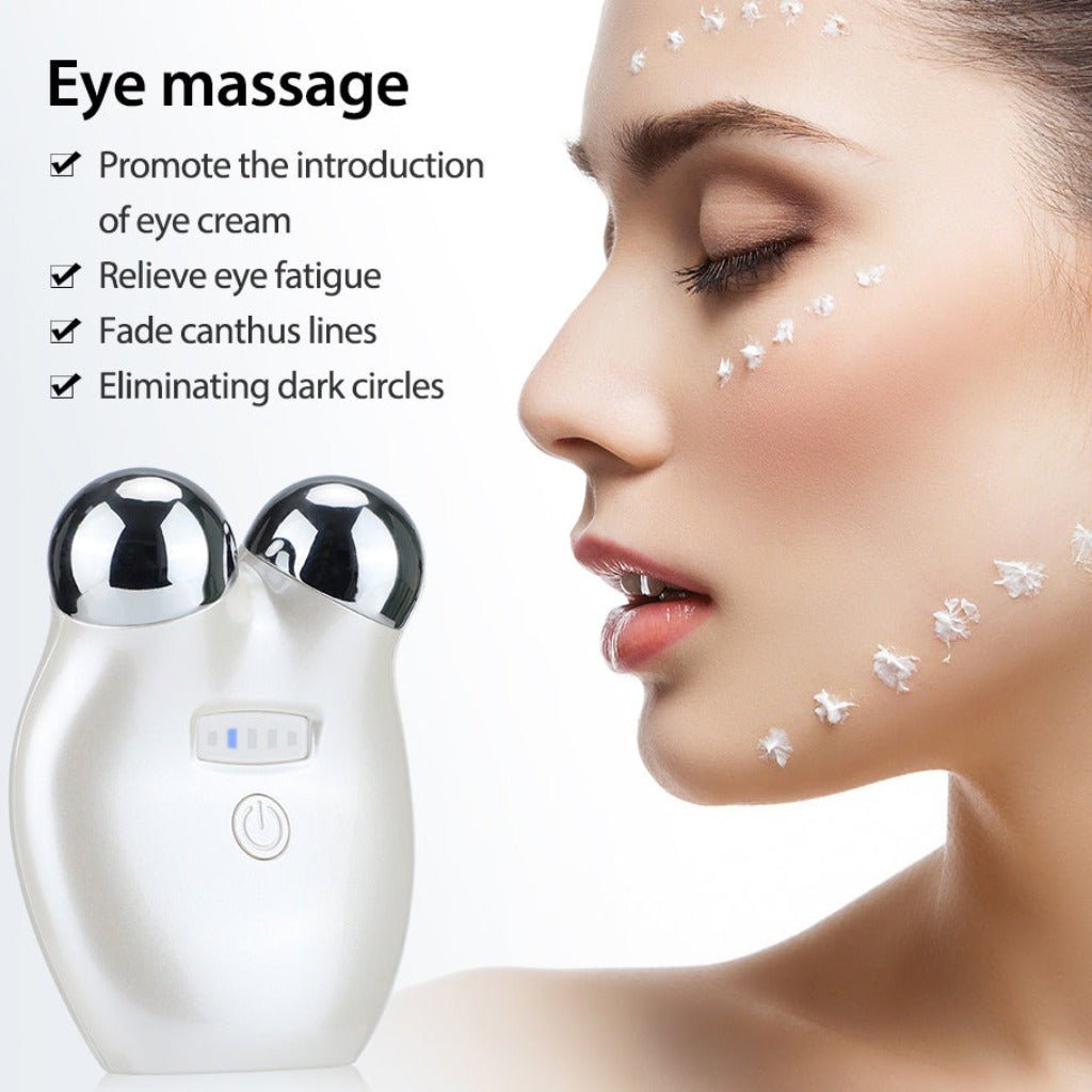 ElectraFirm Micro - Current Face Massager: GlowGenix Rejuvenator White