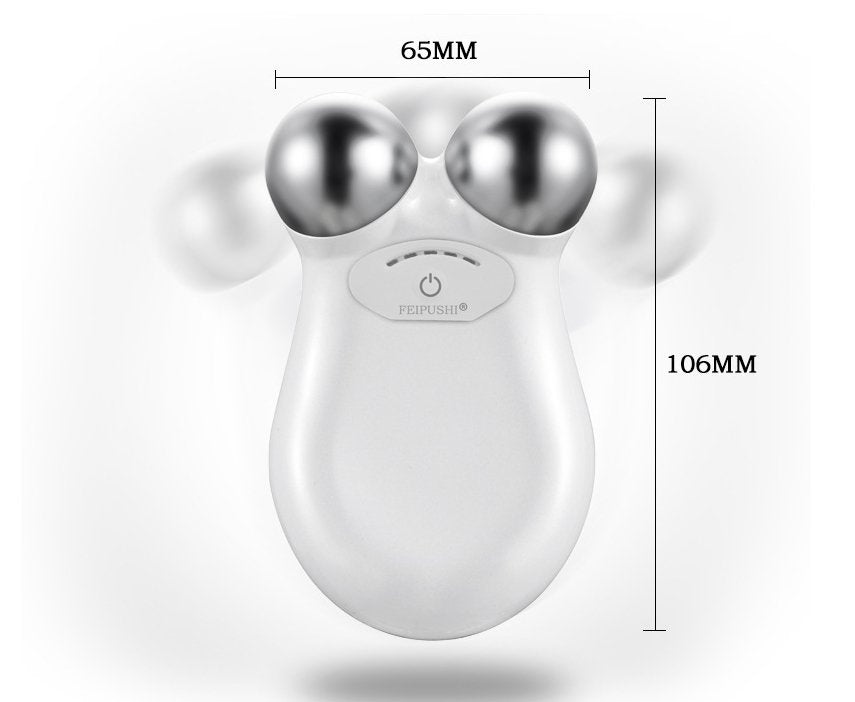 ElectraFirm Micro - Current Face Massager: GlowGenix Rejuvenator White