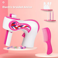 Electric Hair Braider: DIY Three Strand Double Twist Dreadlocks Tool Pink