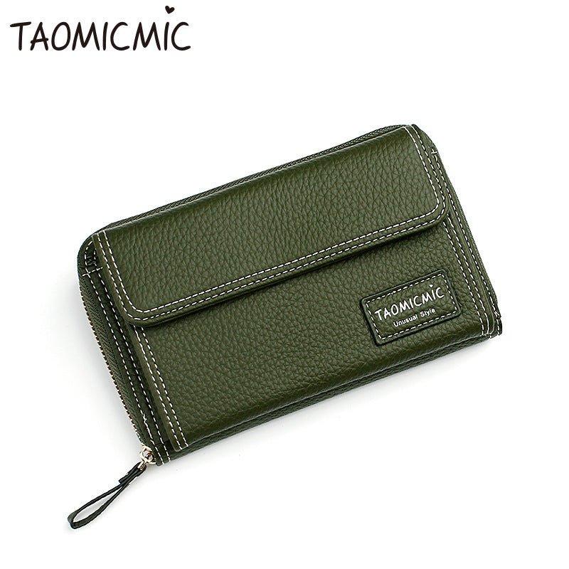 Elegant Clutch Shoulder Bag - Versatile and Stylish Design Blackish green