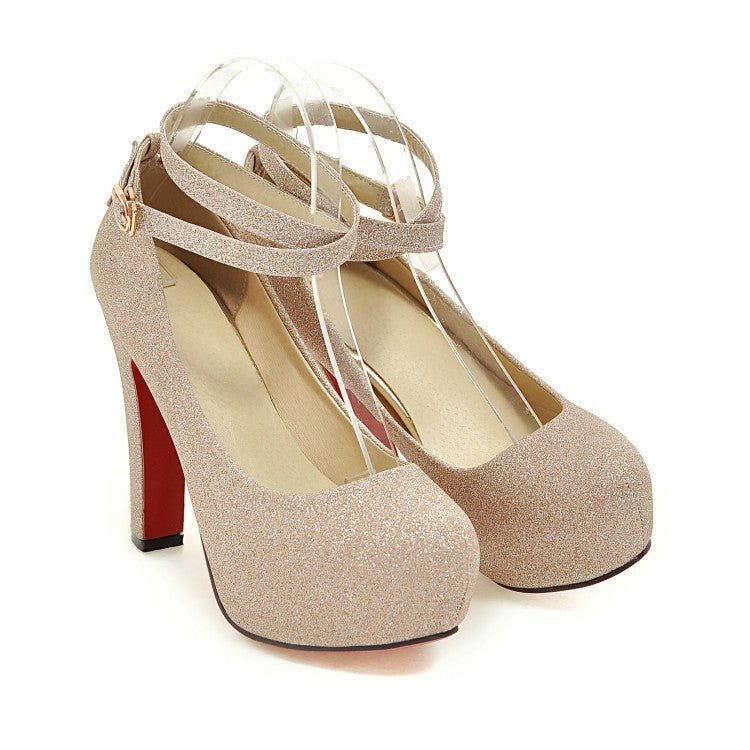 Elegant Ladies High Heels – Timeless Style for Every Occasion Golden