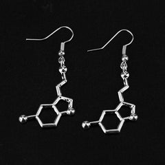 Elegant Molecule Helix Simple Fashion Earrings for Stylish Chic E064