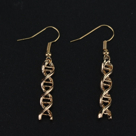 Elegant Molecule Helix Simple Fashion Earrings for Stylish Chic E063