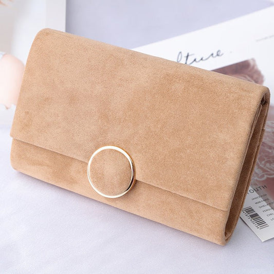 Elegant Red Dress Chain Clutch Bag for Ladies Black