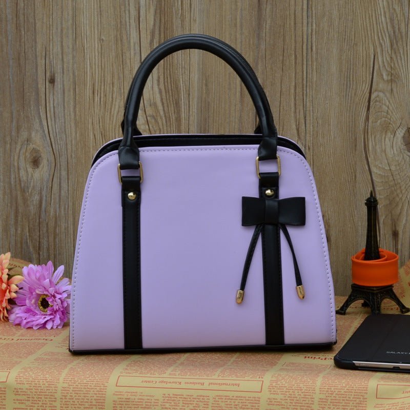 ETUDE Clutch Handbag – Korean Summer Bow Design Purple