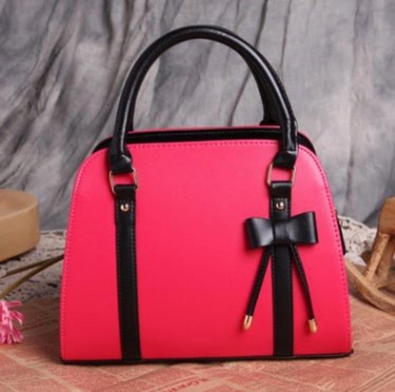 ETUDE Clutch Handbag – Korean Summer Bow Design Red