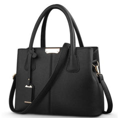 Europe & America Clutch - Female Shoulder Messenger Bag Black