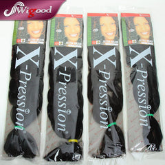 European & American Natural Wig: African Xpression Braid Hair Black