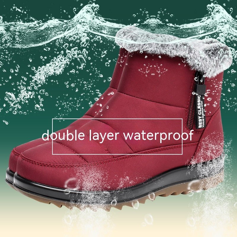 Explore Our Collection of Stylish & Non - Slip Cotton Boots Burgundy