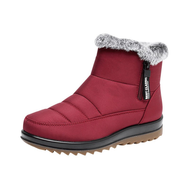 Explore Our Collection of Stylish & Non - Slip Cotton Boots Burgundy