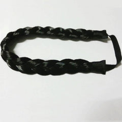 Exquisite Bohemian Braided Hairband Accessory Dark brown