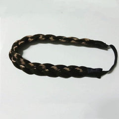 Exquisite Bohemian Braided Hairband Accessory Dark brown