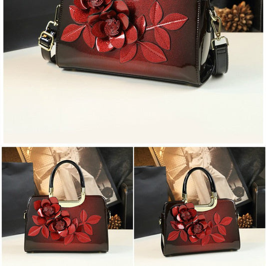 Fairy Flowers Hand Crossbody Bag with Everything Charm Gold