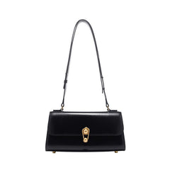Fashion All Match Cross Body Leather Female Bag Black