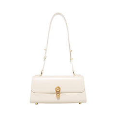 Fashion All Match Cross Body Leather Female Bag White
