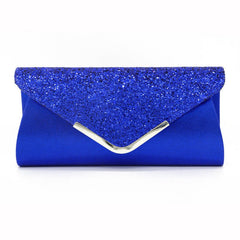 Fashion PU Sequined Clutch Stylish Women's Bag Blue