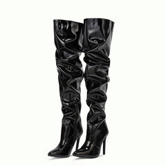 Fashion Super High Heel Party Shoes Black