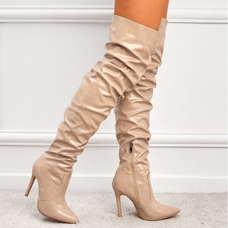 Fashion Super High Heel Party Shoes Black