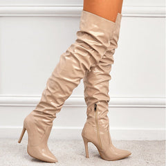 Fashion Super High Heel Party Shoes Black