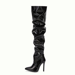 Fashion Super High Heel Party Shoes Apricot