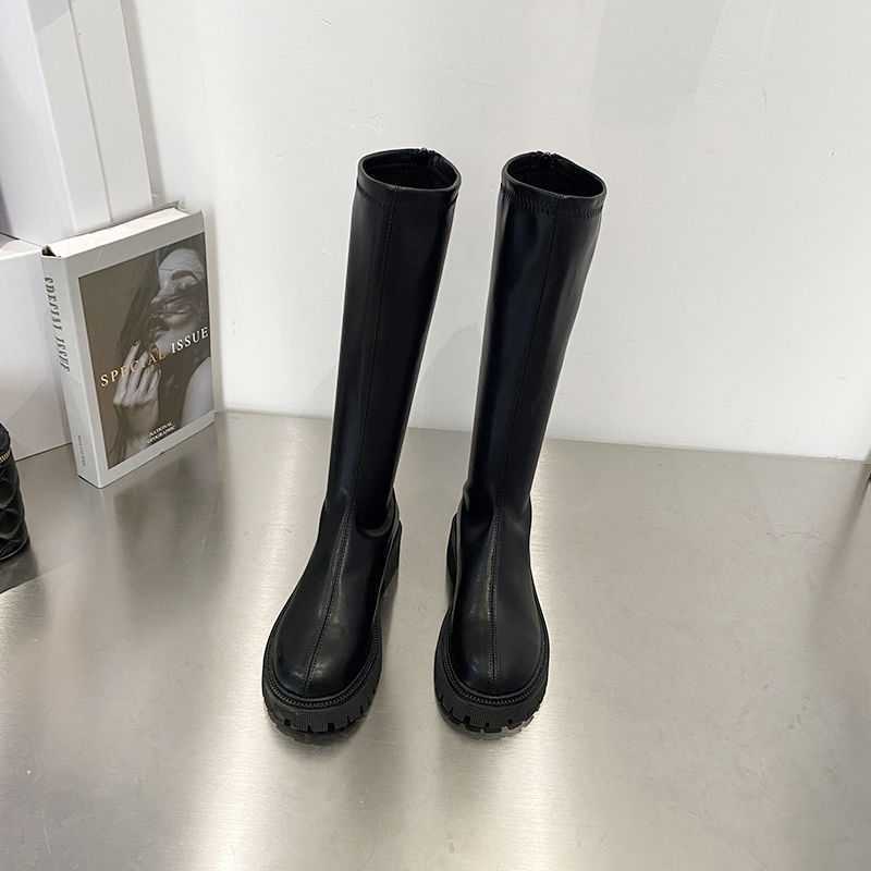 Fashion Warm Thick Soled Martin Boots Women Black