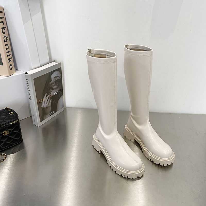 Fashion Warm Thick Soled Martin Boots Women White
