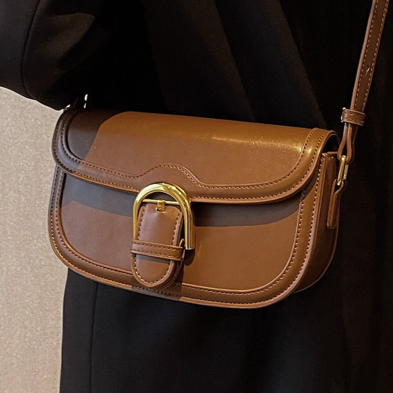 Fashionable Autumn Winter Clutch Shoulder Messenger Bag Brown