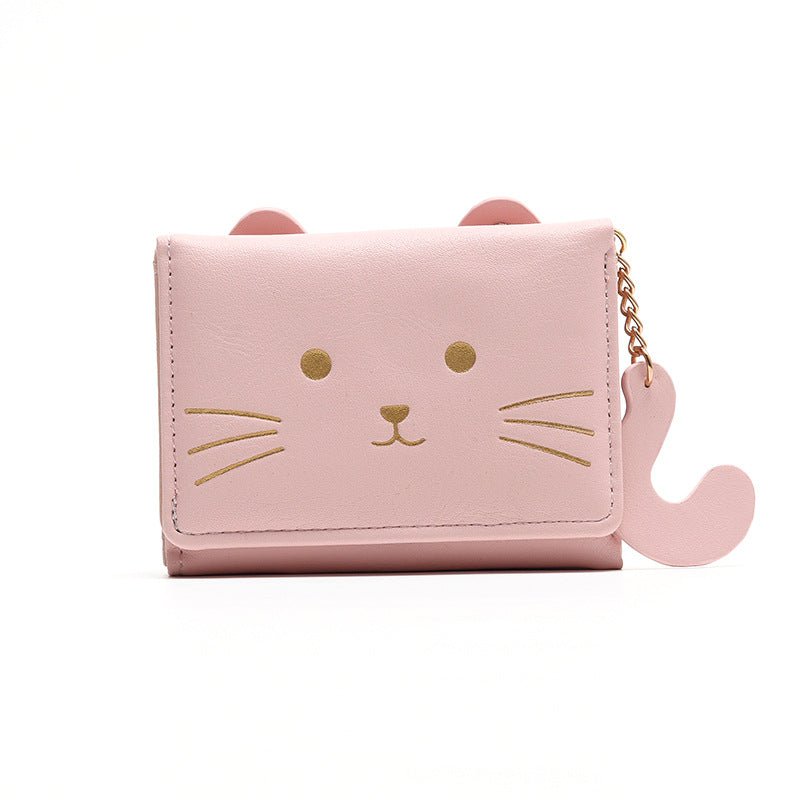 Fashionable Cartoon Coin Bag for Stylish Students Pink